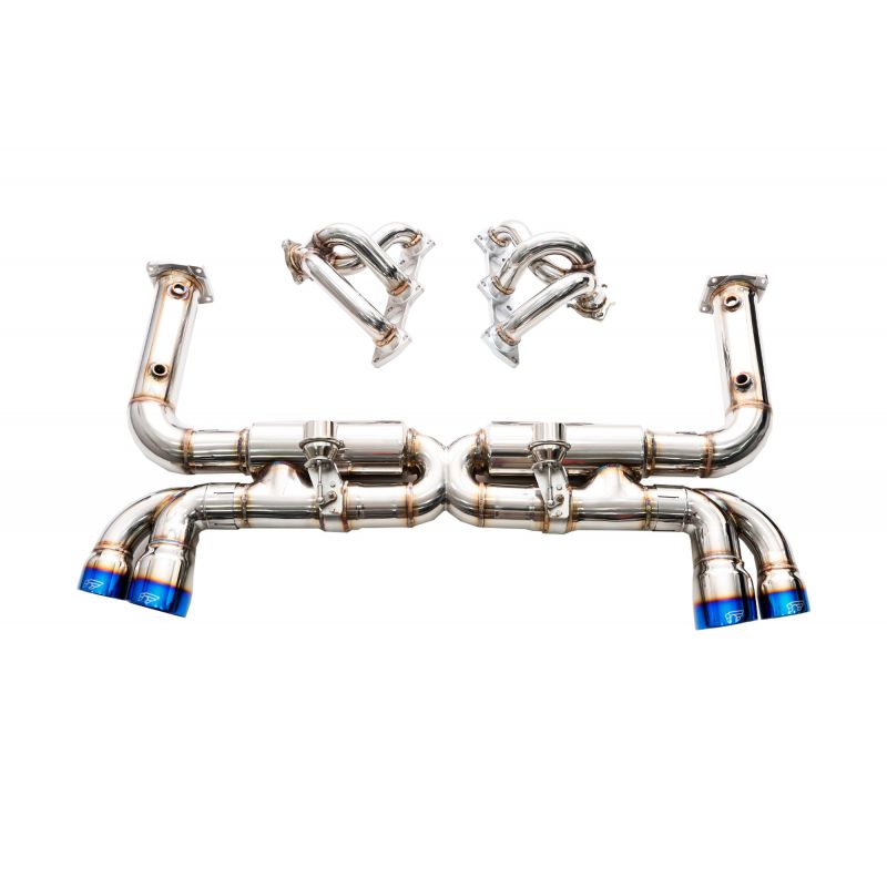 PORSCHE 911 996 TURBO FULL STAINLESS STEEL VALVED EXHAUST