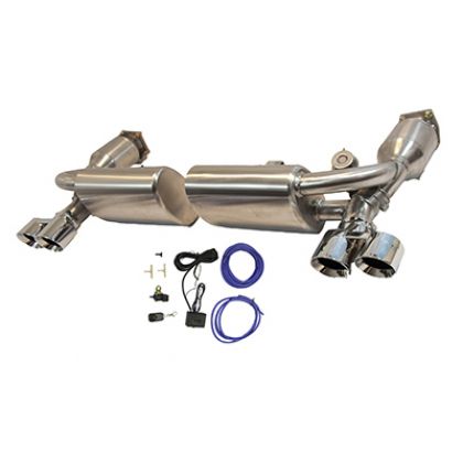 PORSCHE 911 997.1 TURBO VALVETRONIC EXHAUST WITH TAILS